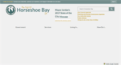 Desktop Screenshot of horseshoe-bay-tx.gov